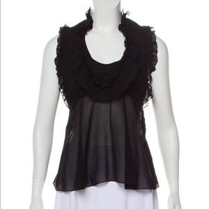 Roberto Cavalli runway silk top size 38